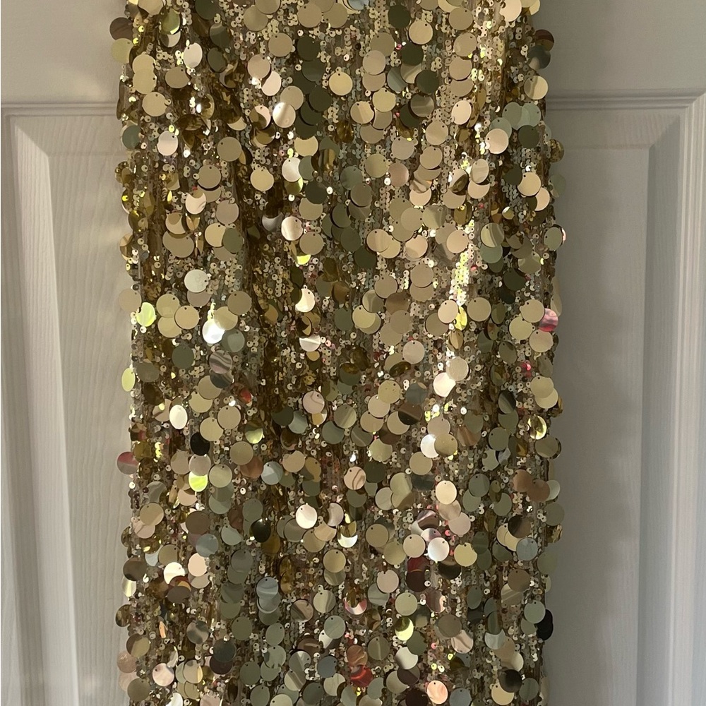 Gold Sequin Dress